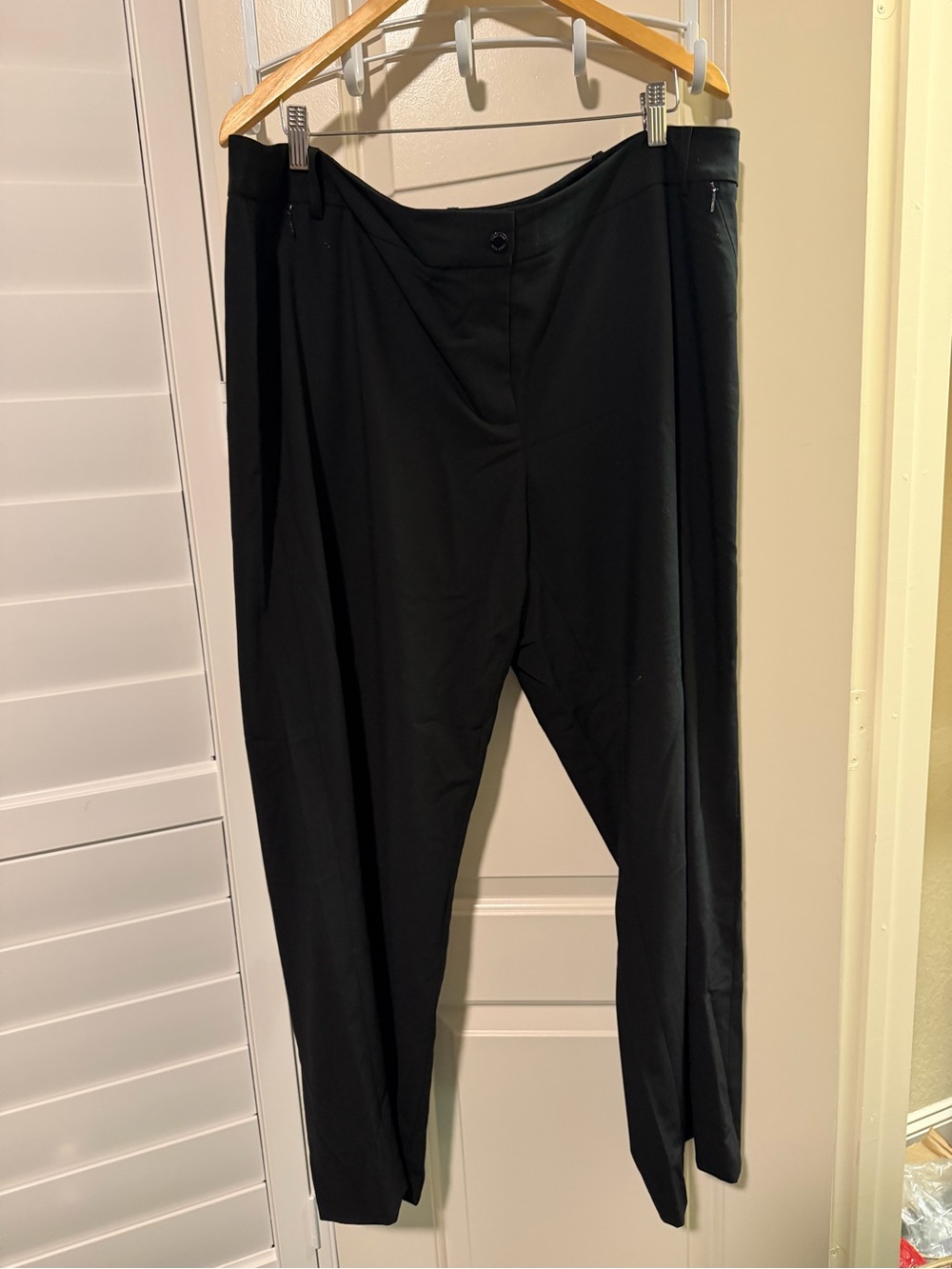 Calvin Klein Black Women's Trousers - Straight Leg